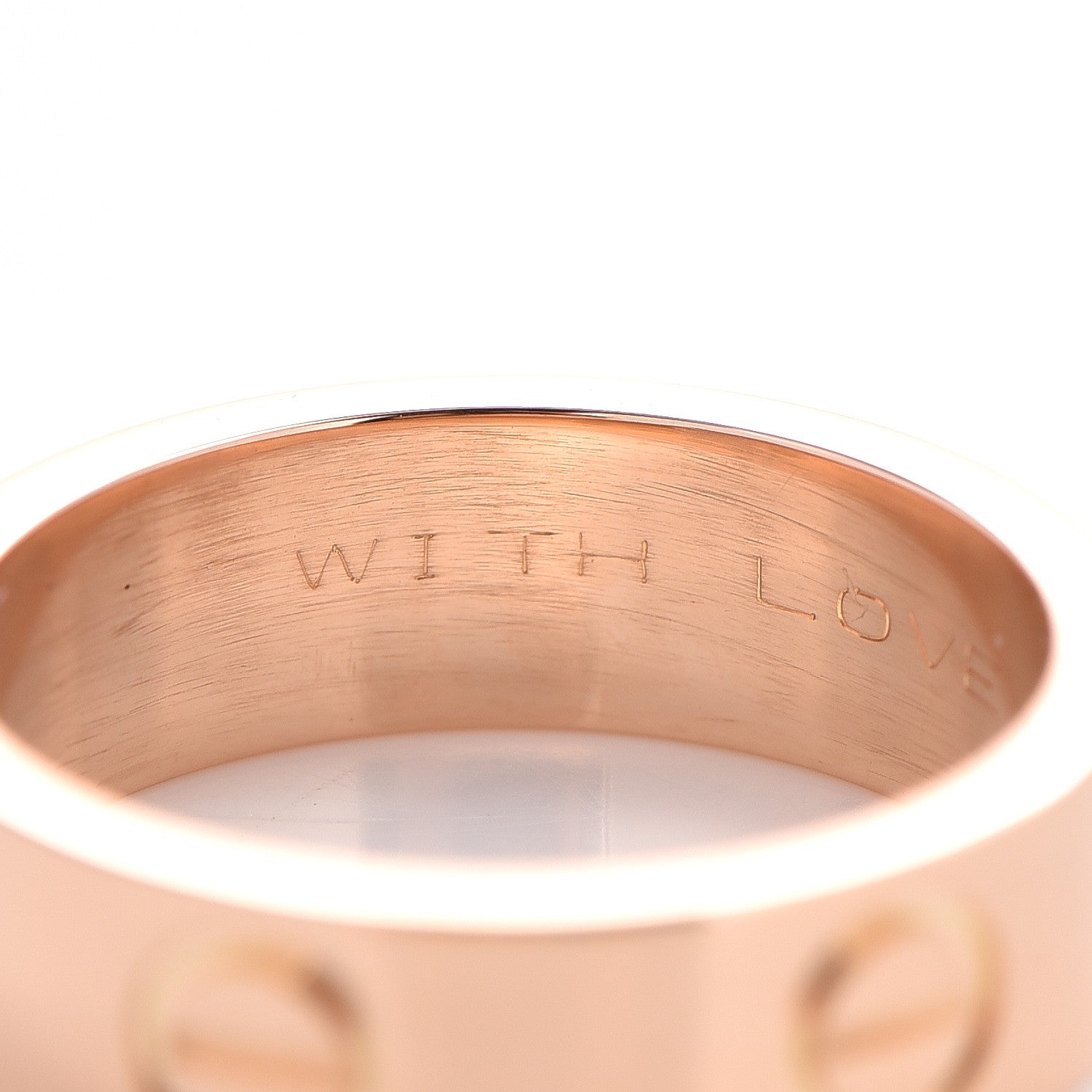 Cartier 18K Pink Gold 5.5mm LOVE Ring 50 5.25 4 of 5