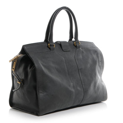 Saint Laurent Leather Large Cabas ChYc Bag Grey 3 of 11