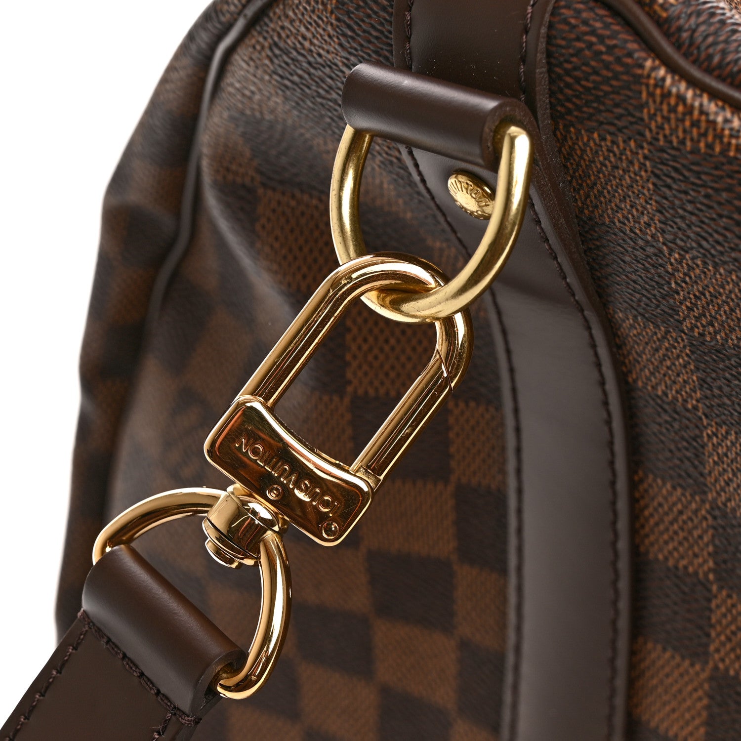 Louis Vuitton Damier Ebene Keepall Bandouliere 55 10 of 12