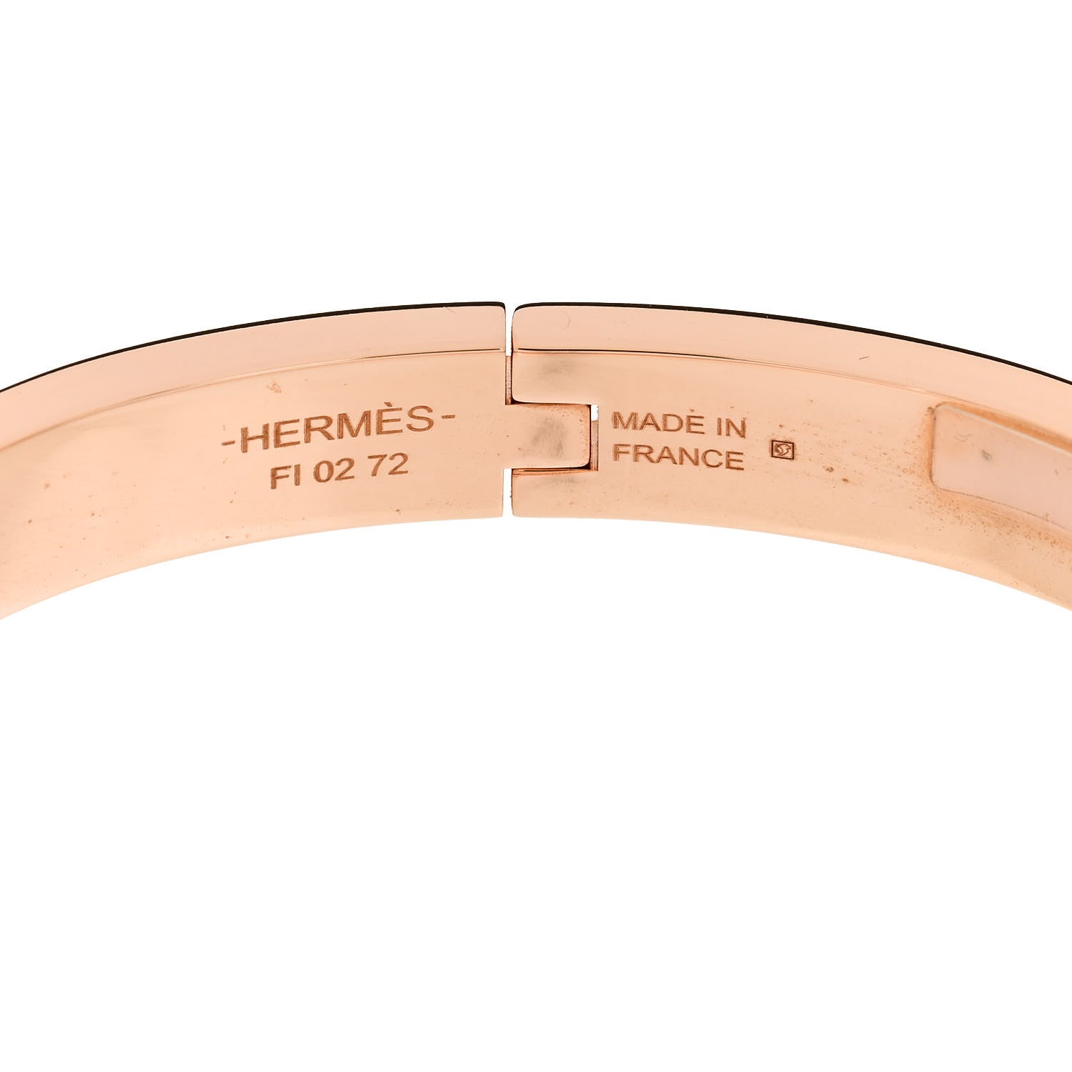 Hermes Enamel Mini Farandole Clic Chaine d'Ancre Bracelet PM Creme 4 of 5