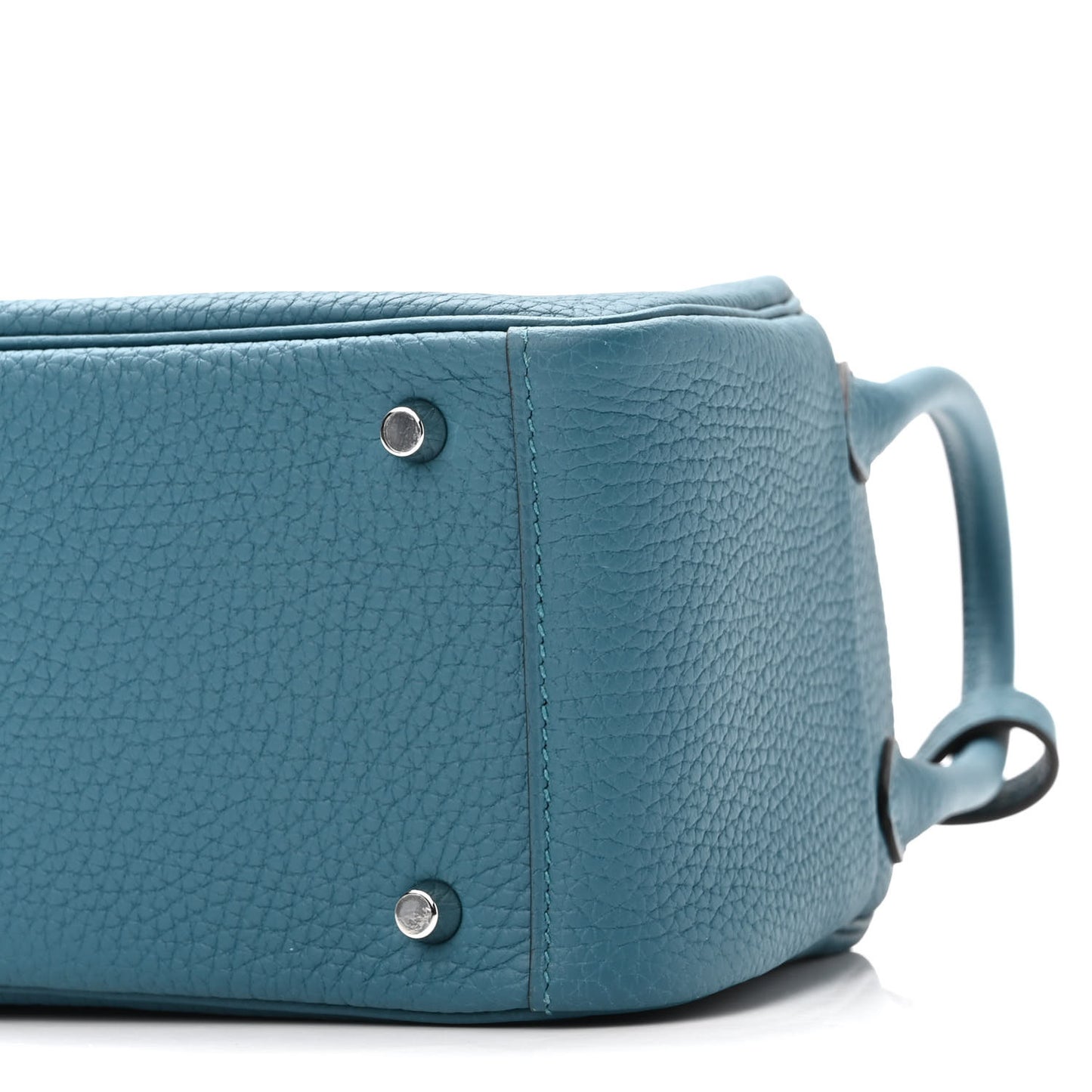 Taurillon Clemence Mini Lindy 20 Vert Bosphore