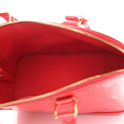 Louis Vuitton Vernis Alma PM Rouge Grenadine 5 of 15