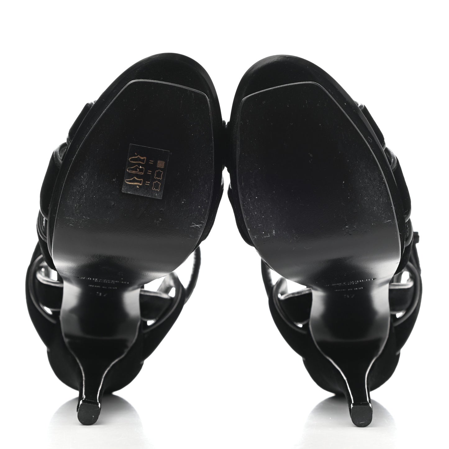 Velvet Tribute 105 Platform Sandals 40 Black