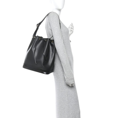 Louis Vuitton Epi Noe Black 3 of 19
