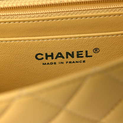 Chanel Lambskin Quilted Mini Rectangular Flap Yellow 6 of 10