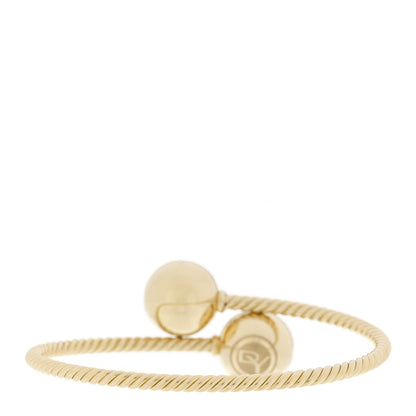David Yurman 18K Yellow Gold 14mm Solari Bypass Bracelet 2 of 3