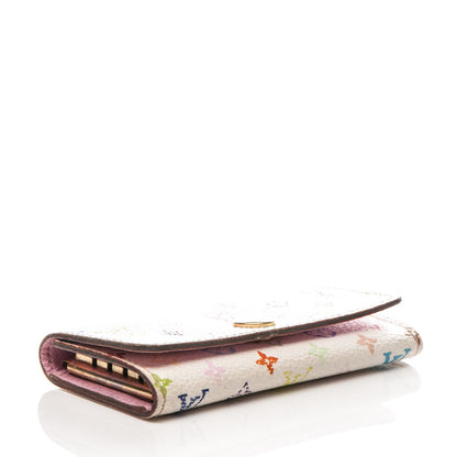 Louis Vuitton Monogram Multicolor Multicles 4 Key Holder White Litchi 4 of 8