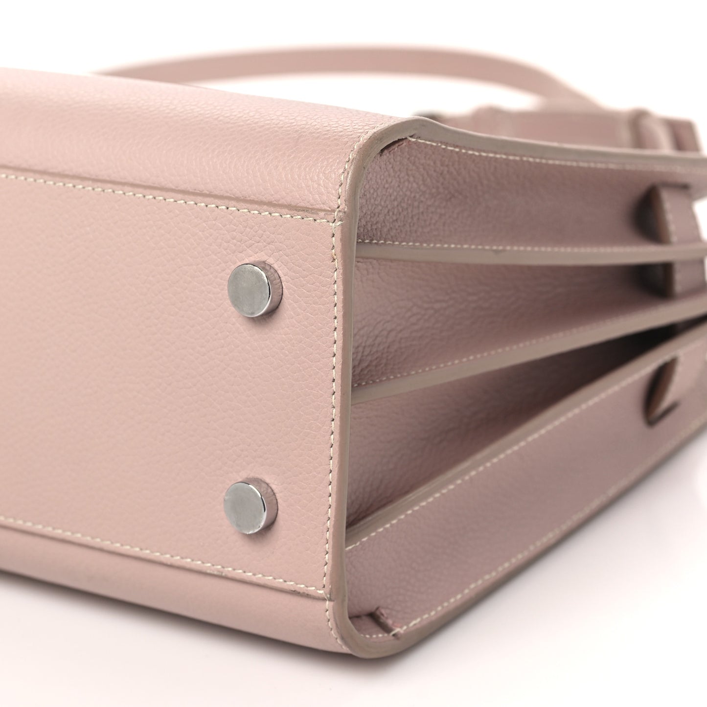 Grained Calfskin Baby Sac De Jour Souple Rose