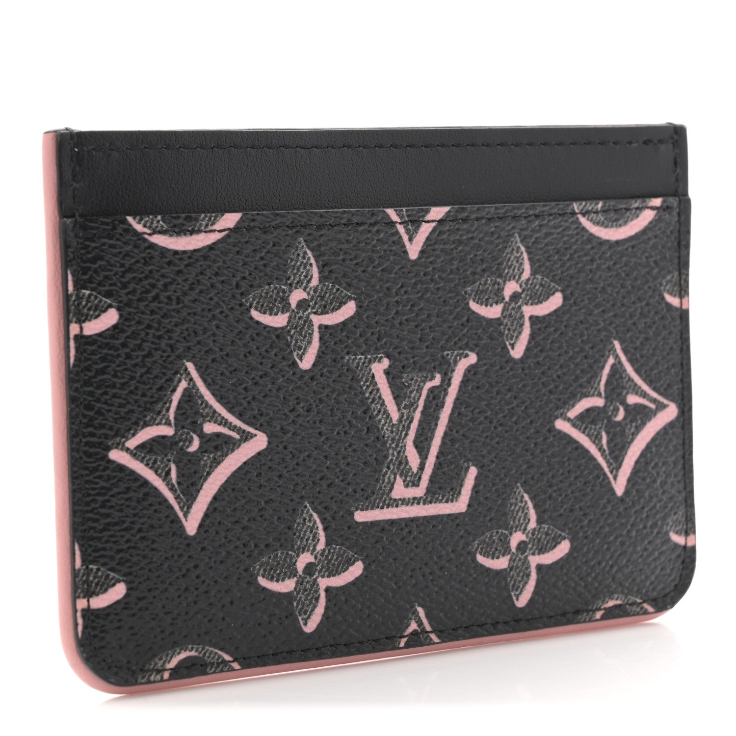 Louis Vuitton Monogram Fall for You LV Side-Up Card Holder Black 3 of 6