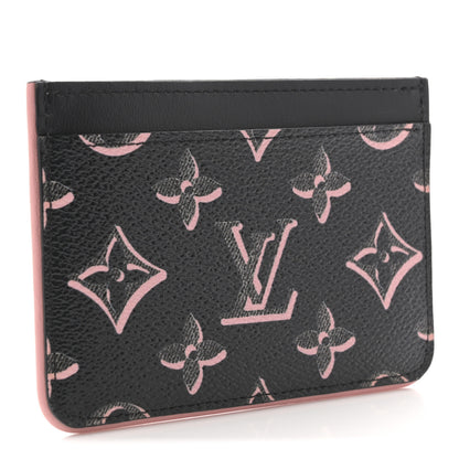 Louis Vuitton Monogram Fall for You LV Side-Up Card Holder Black 3 of 6