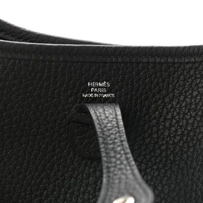 Hermes Taurillon Clemence Evelyne TPM Black 6 of 9