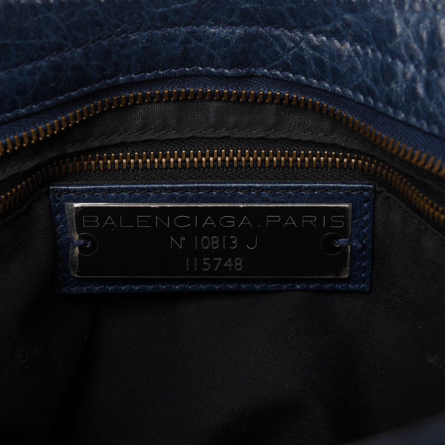 Balenciaga Agneau Classic Hardware City Bleu Mineral 6 of 9