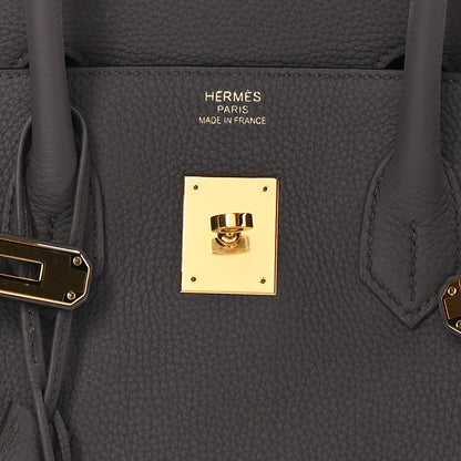 Hermes Togo Birkin 40 Etain 6 of 12