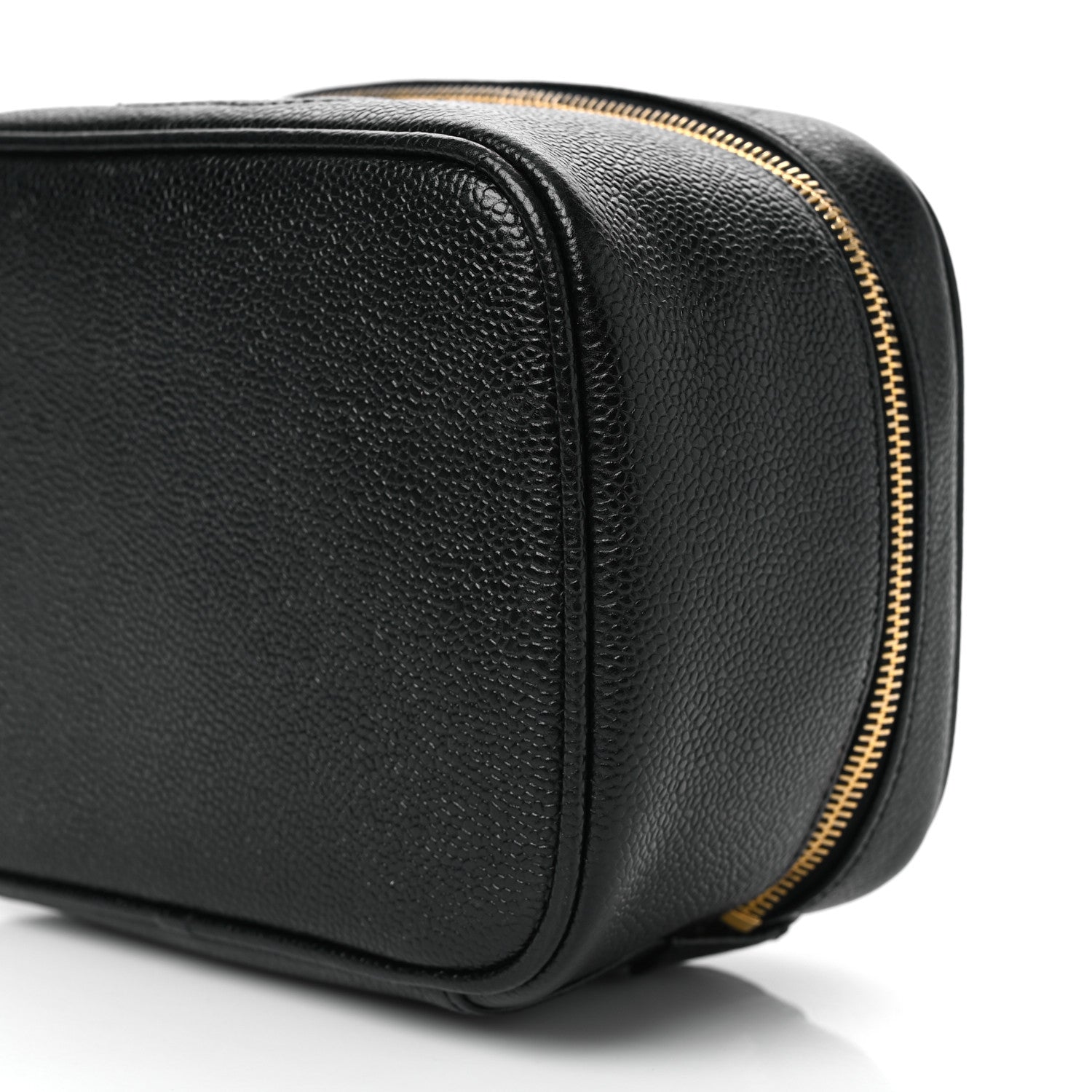 Chanel Caviar CC Vanity Cosmetic Case Black 10 of 10