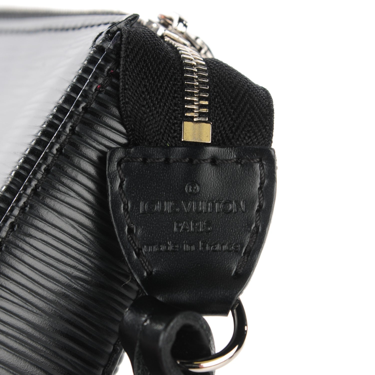 Louis Vuitton Epi Pochette Accessories NM Black 5 of 7