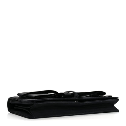 Chanel Satin Ribbon Bow Clutch Black 4 of 20