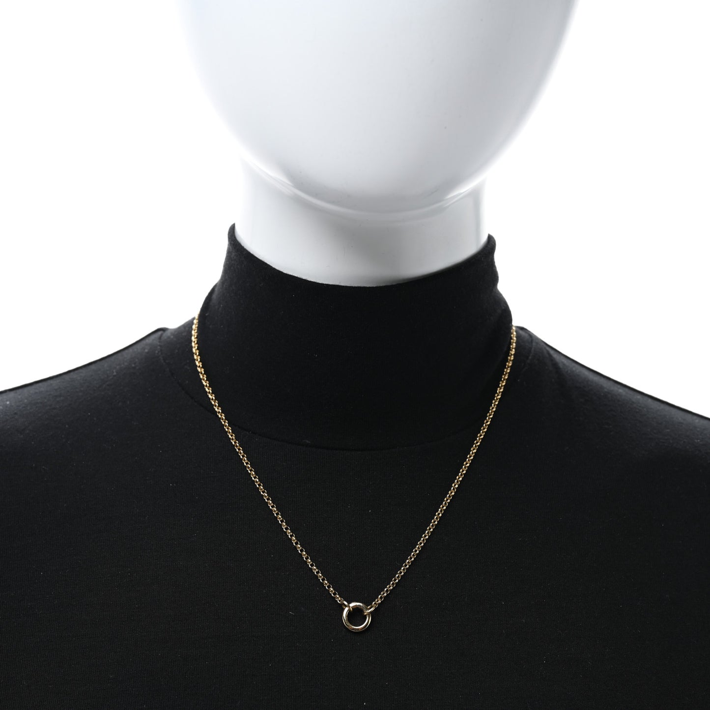 18K Yellow Gold Small Belcher Chain Mini Chubby Annex Link Necklace