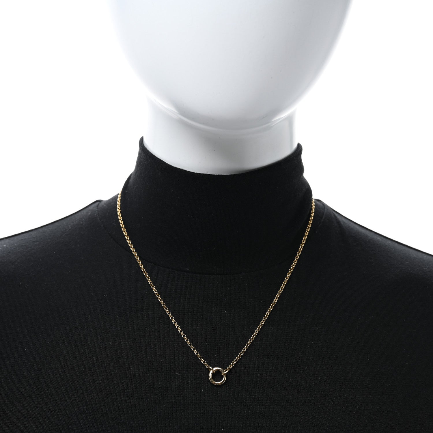 Foundrae 18K Yellow Gold Small Belcher Chain Mini Chubby Annex Link Necklace 2 of 6