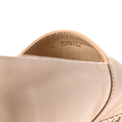 Chanel Lambskin CC Espadrilles 39 Beige Black 7 of 9