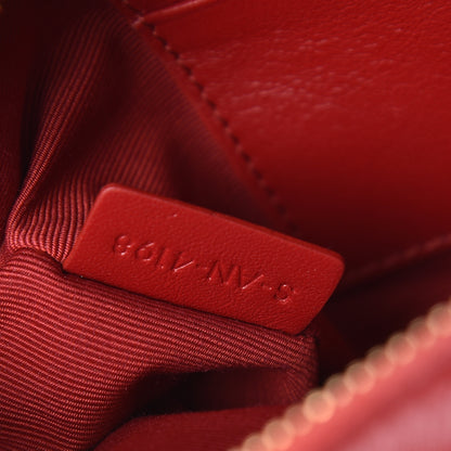 Celine Calfskin Quilted Small C Charm Bag Red 8 of 11