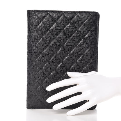 Chanel Caviar Quilted Large Agenda Cover Black 2 of 10