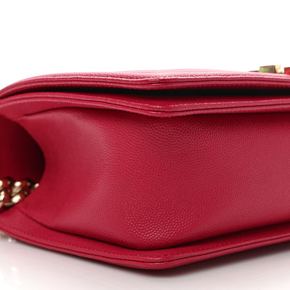 Chanel Caviar Quilted Medium Boy Flap Fuchsia 8 of 9