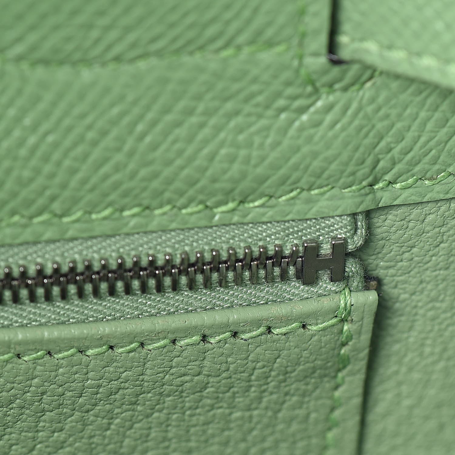 Hermes Epsom Kelly Sellier 32 Vert Criquet 19 of 40