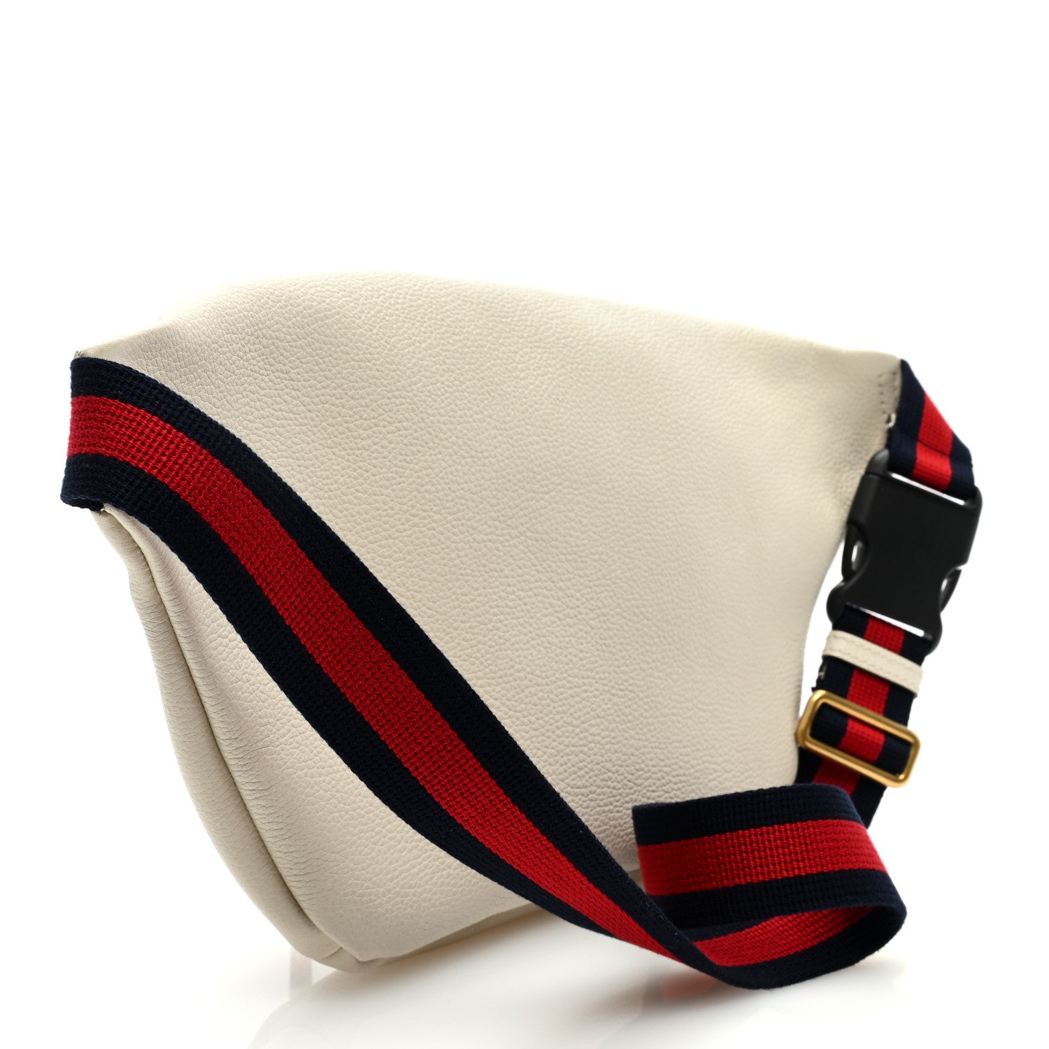 Gucci Grained Calfskin Small Logo Belt Bag White 2 of 9