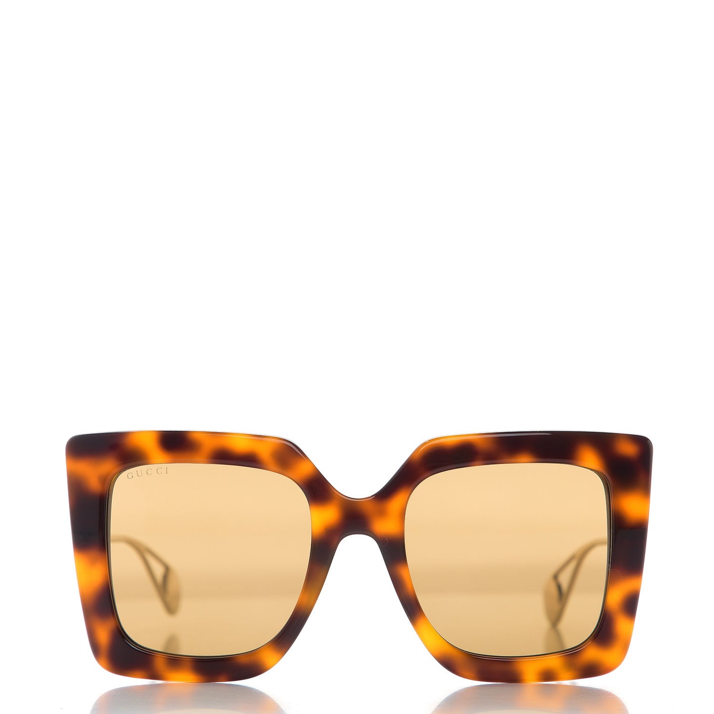 Acetate Oversize Square Frame GG0435S Sunglasses Havana