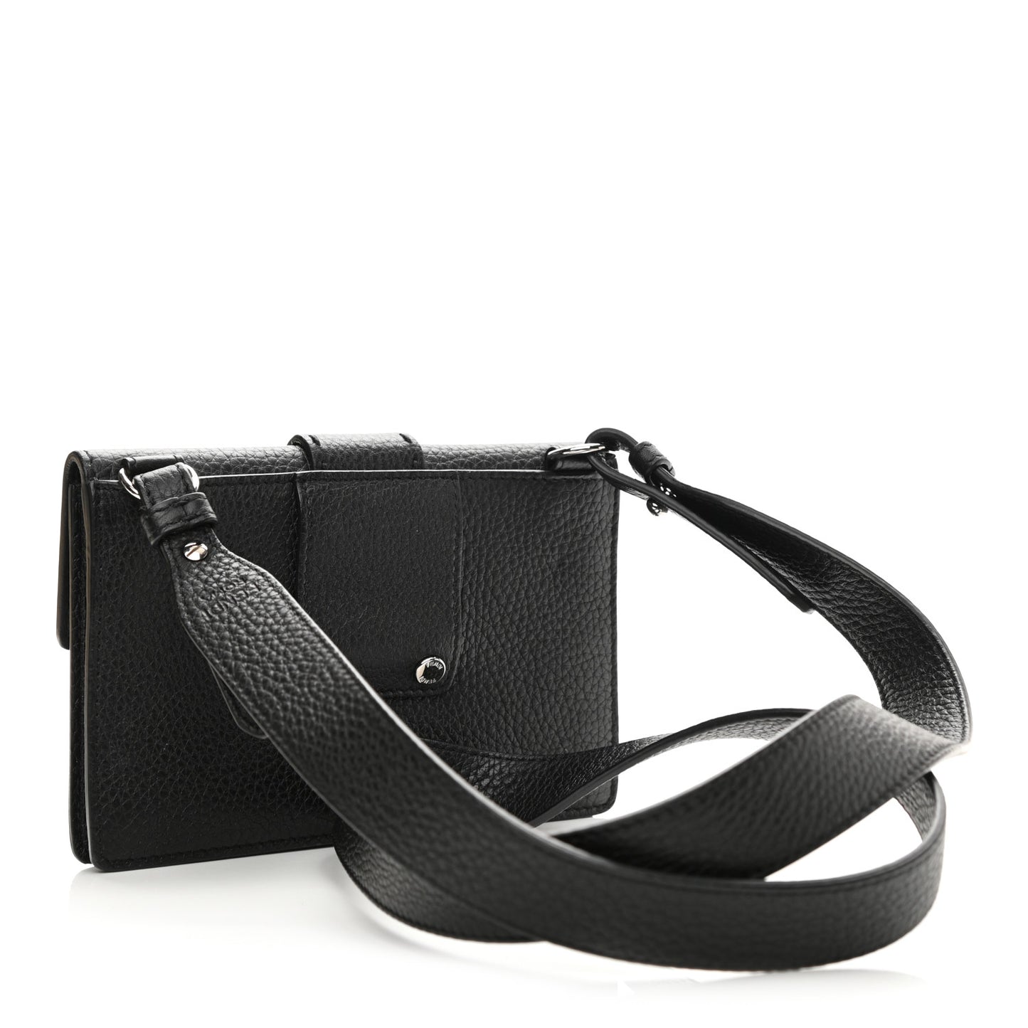 Cuoio Romano Selleria Baguette Belt Pouch Black