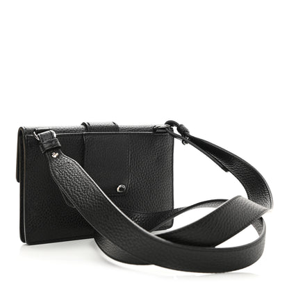 Fendi Cuoio Romano Selleria Baguette Belt Pouch Black 3 of 12