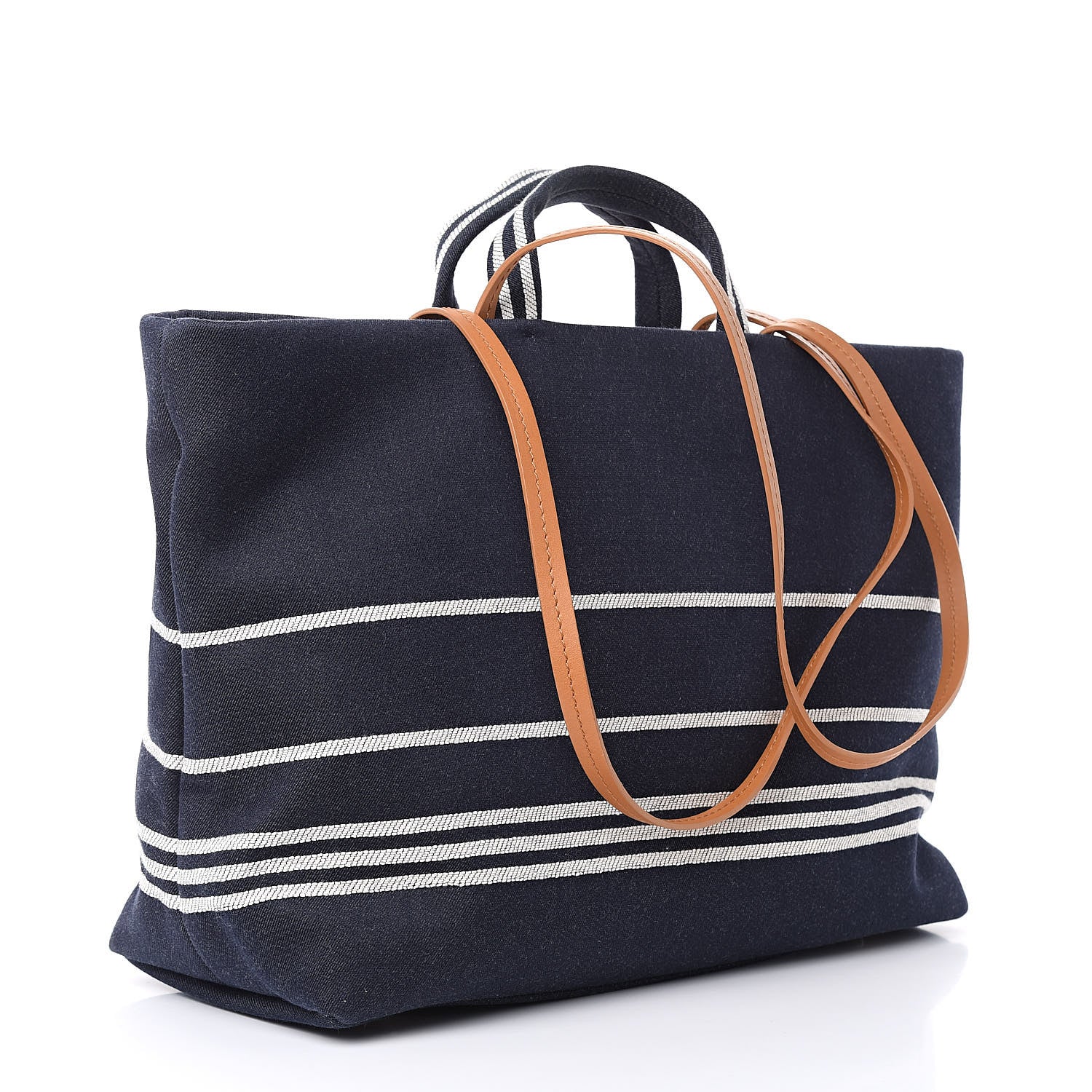 Chanel Denim Large Shopping Tote Blue 3 of 10