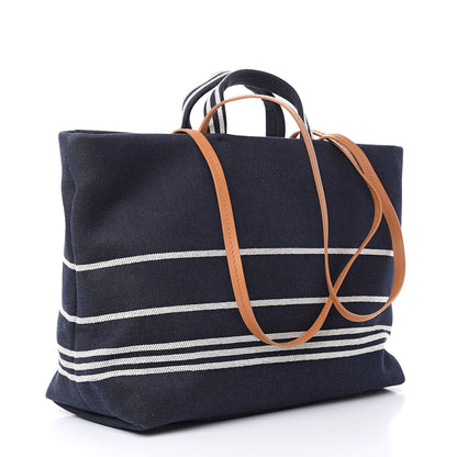 Chanel Denim Large Shopping Tote Blue 3 of 10