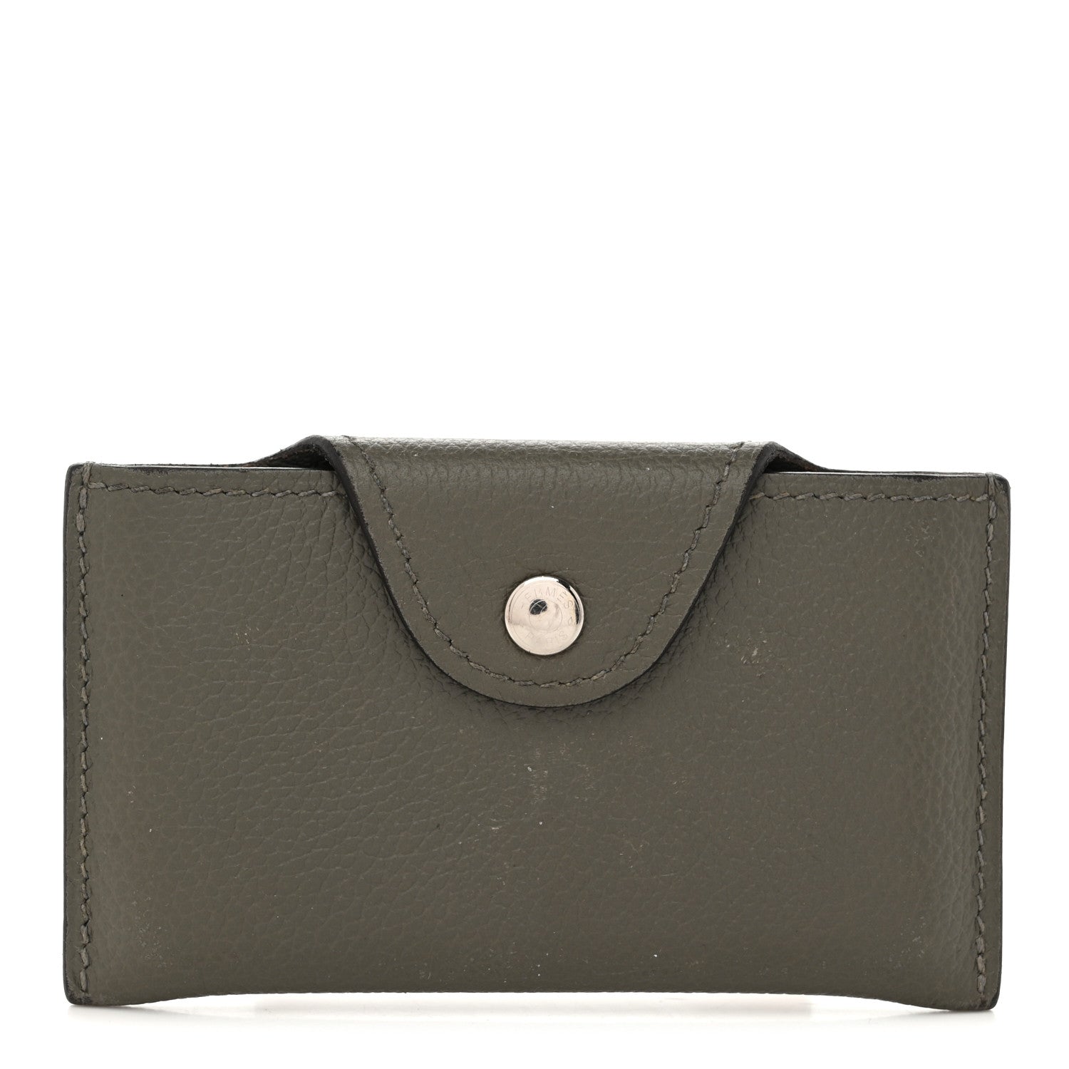 Hermes Evercolor Iliade Card Holder Gris Meyer 1796226 – FASHIONPHILE