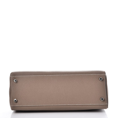 Hermes Togo Kelly Retourne 32 Etoupe 7 of 38