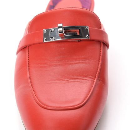 Hermes Calfskin Oz Mules 38 Pavot 15 of 15