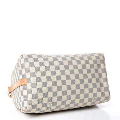 Louis Vuitton Damier Azur Speedy Bandouliere 30 5 of 12