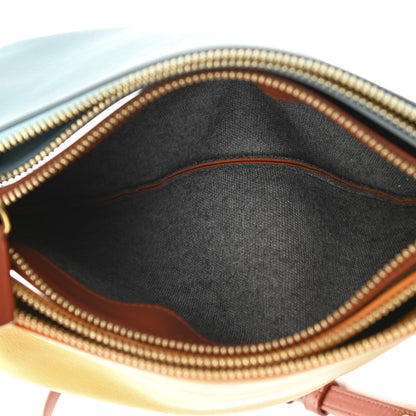 Celine Lambskin Small Multicolor Trio Crossbody Bag Antarctic 6 of 13