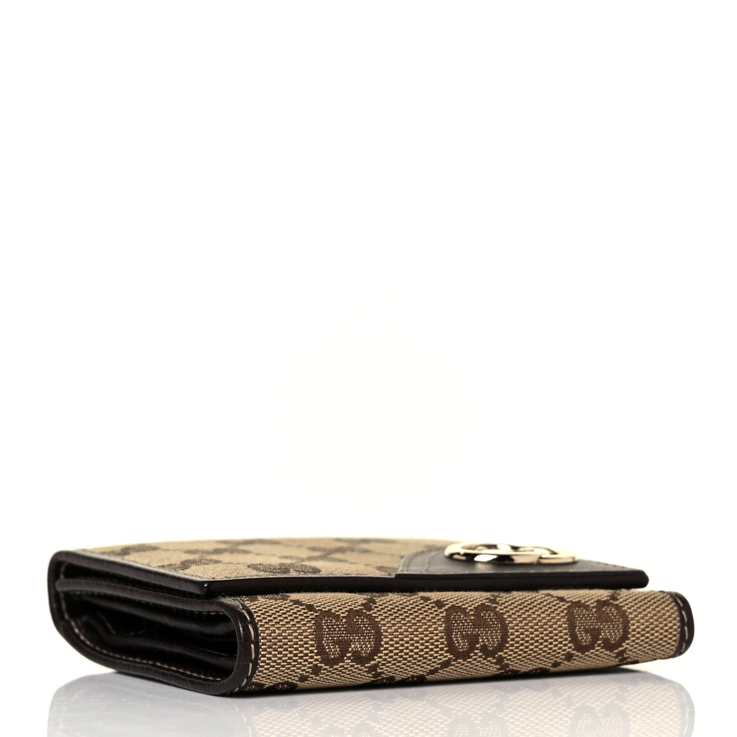 Monogram New Britt French Wallet Dark Brown