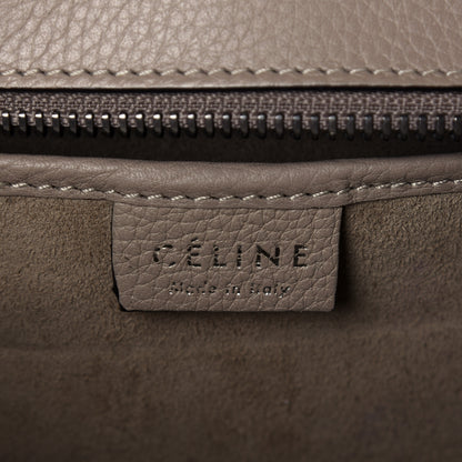 Celine Drummed Calfskin Nano Luggage Dune 6 of 11
