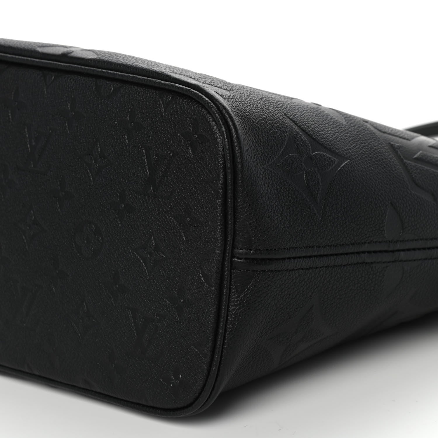 Louis Vuitton Empreinte Monogram Giant Neverfull MM Black 9 of 10