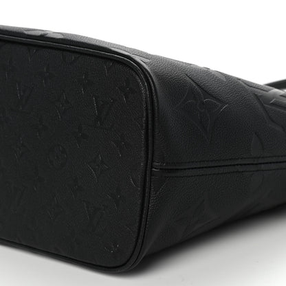 Louis Vuitton Empreinte Monogram Giant Neverfull MM Black 9 of 10