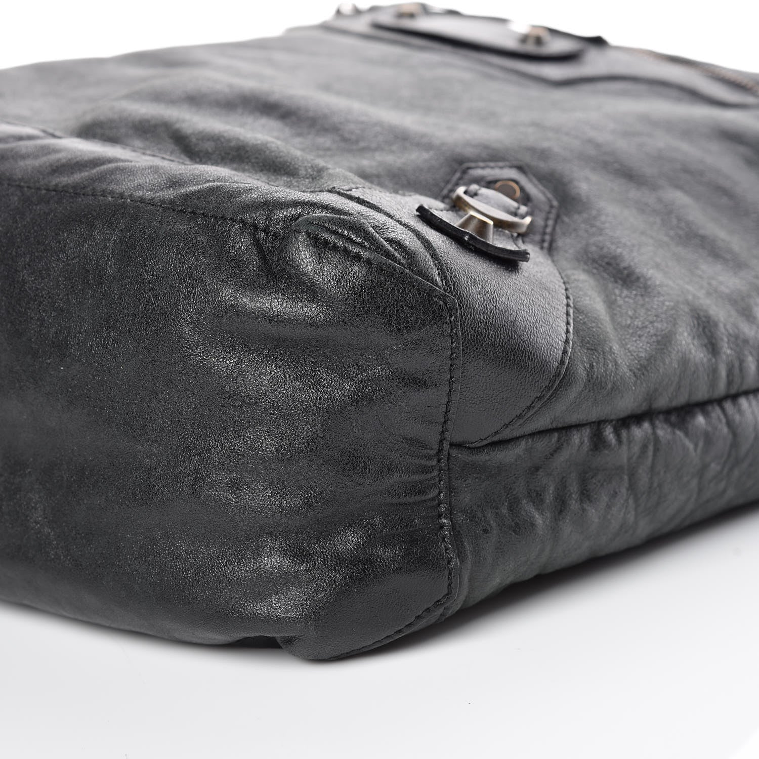 Balenciaga Agneau Classic Hardware Day Hobo Black 6 of 17