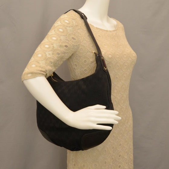 Monogram Princy Hobo Black