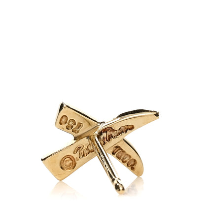Tiffany 18K Yellow Gold Paloma's Graffiti X Earrings 4 of 4