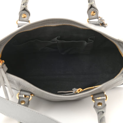 Balenciaga Chevre Gold Metallic Edge Hardware S City Gris Haussmannien 5 of 8