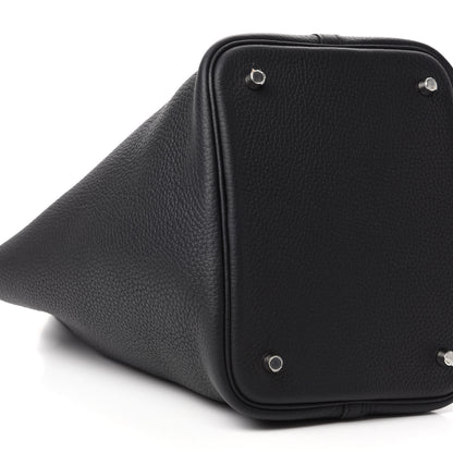 Hermes Taurillon Clemence Picotin Lock 22 MM Black 6 of 11