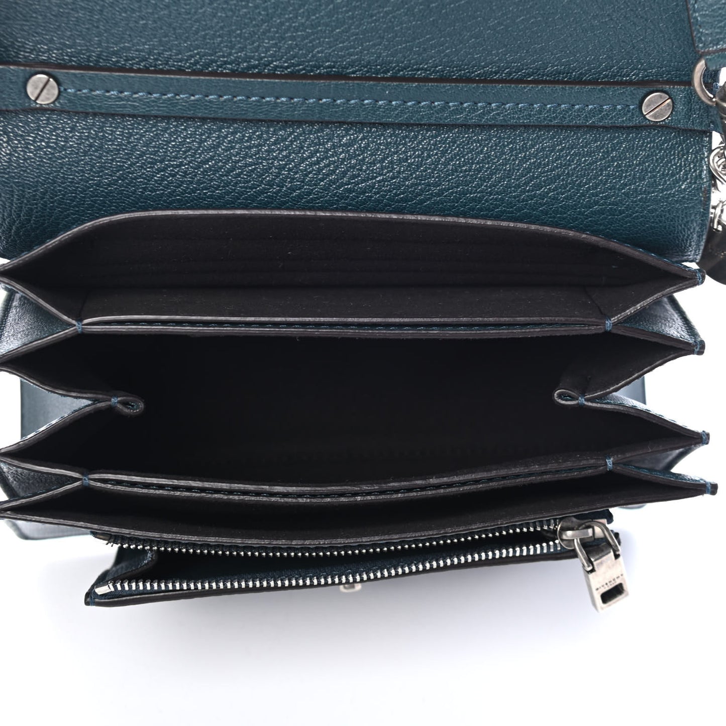 Goatskin Small GV3 Shoulder Bag Prussian Blue