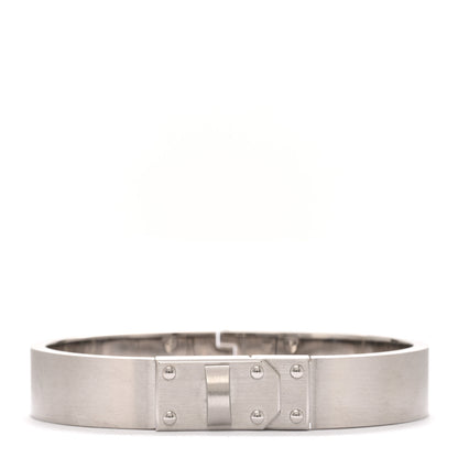 Hermes Brushed Palladium Kelly Mens Bracelet 1 of 4