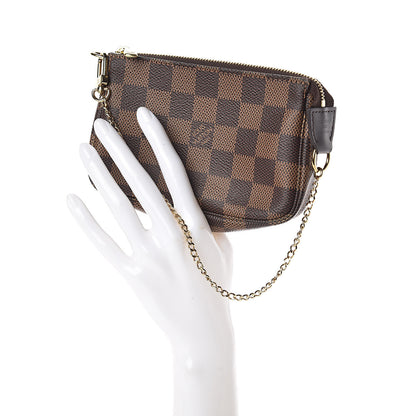 Louis Vuitton Damier Ebene Mini Pochette Accessories 2 of 7